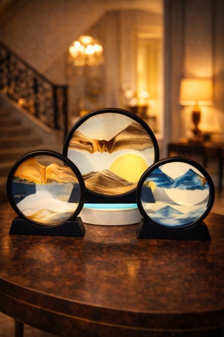 تحفة منظر رمل ملون